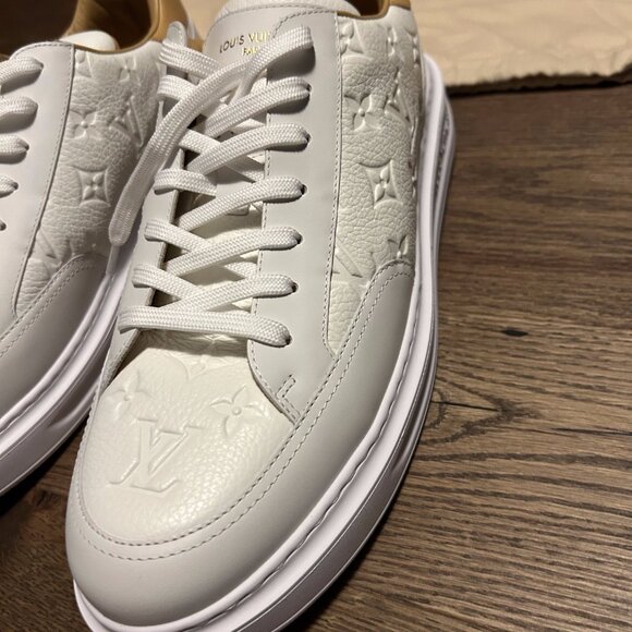 White Beverly Hills Louis Vuitton Mens Sneakers - Picture 5 of 14